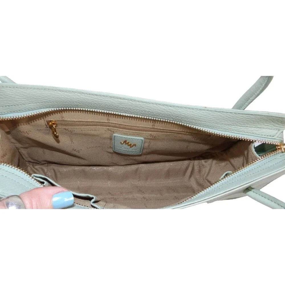 Monsac Light Green Satchel - Picture 2 of 8